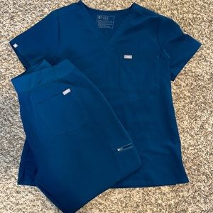 Figs Zamora High Waisted 2.0 Jogger Scrub Pant- Size L